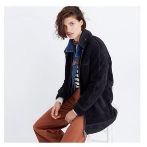 Madewell Sherpa City Grid Coat